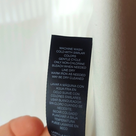 Chico's Black Label Antique White Zipper Blazer Jacket - Picture 12 of 16